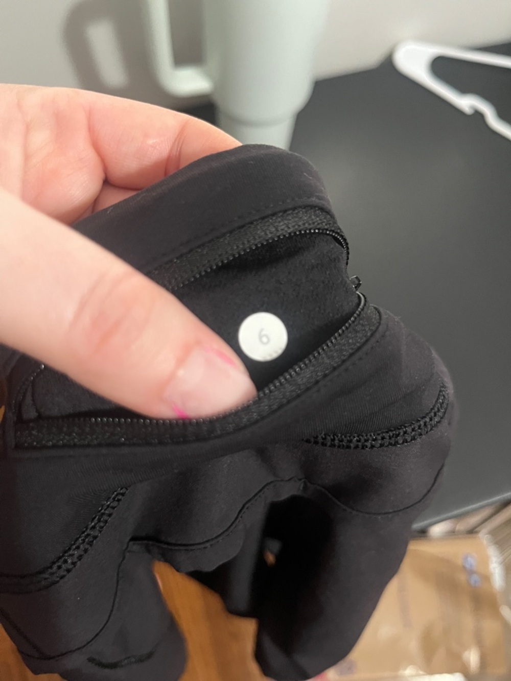 Women's Black Athletic Shorts - Picture 4 of 4
